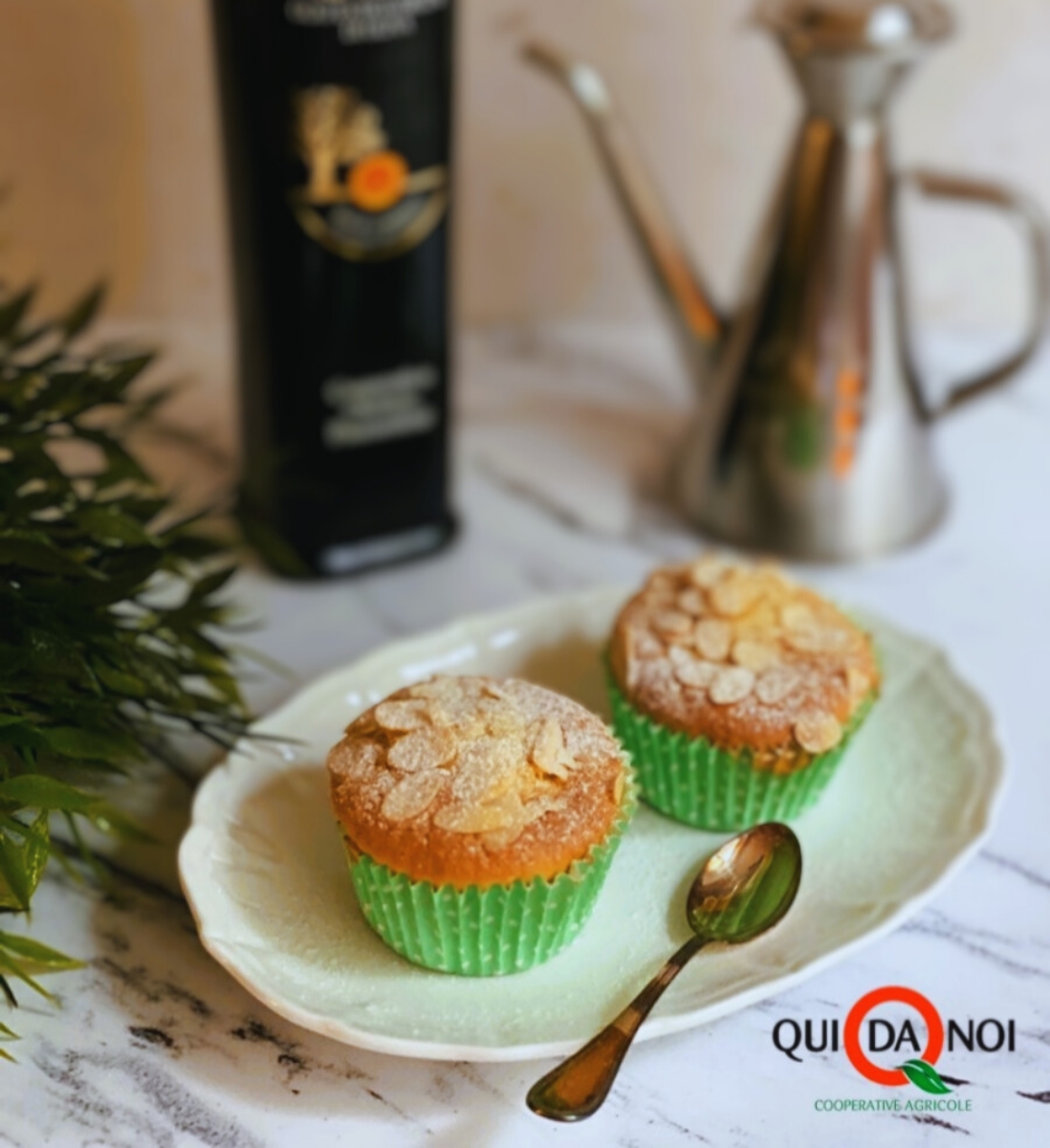 Muffin Mandorle e Uvetta con Olio EVO