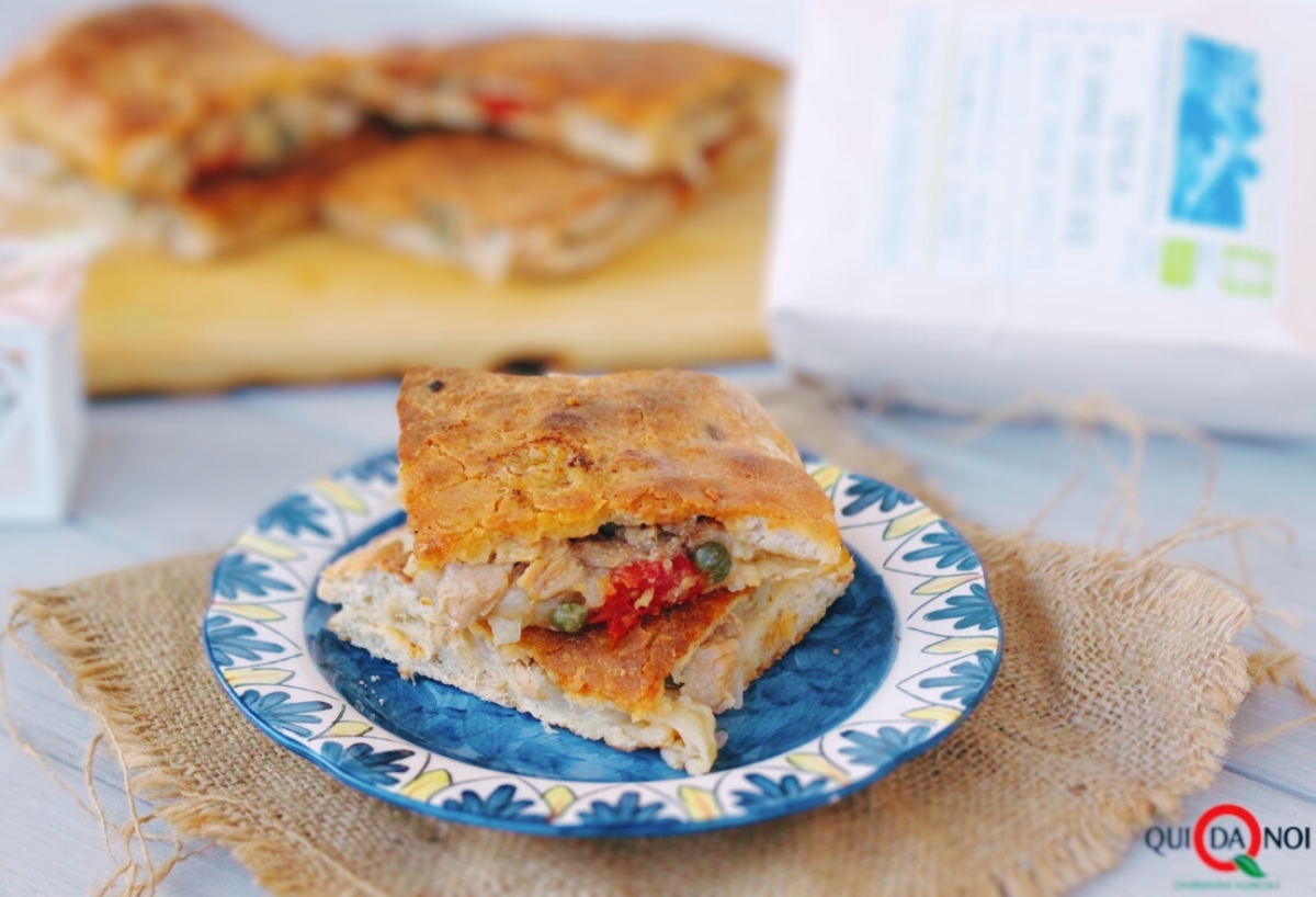 Schiacciata Pugliese - Cipolle e Acciughe
