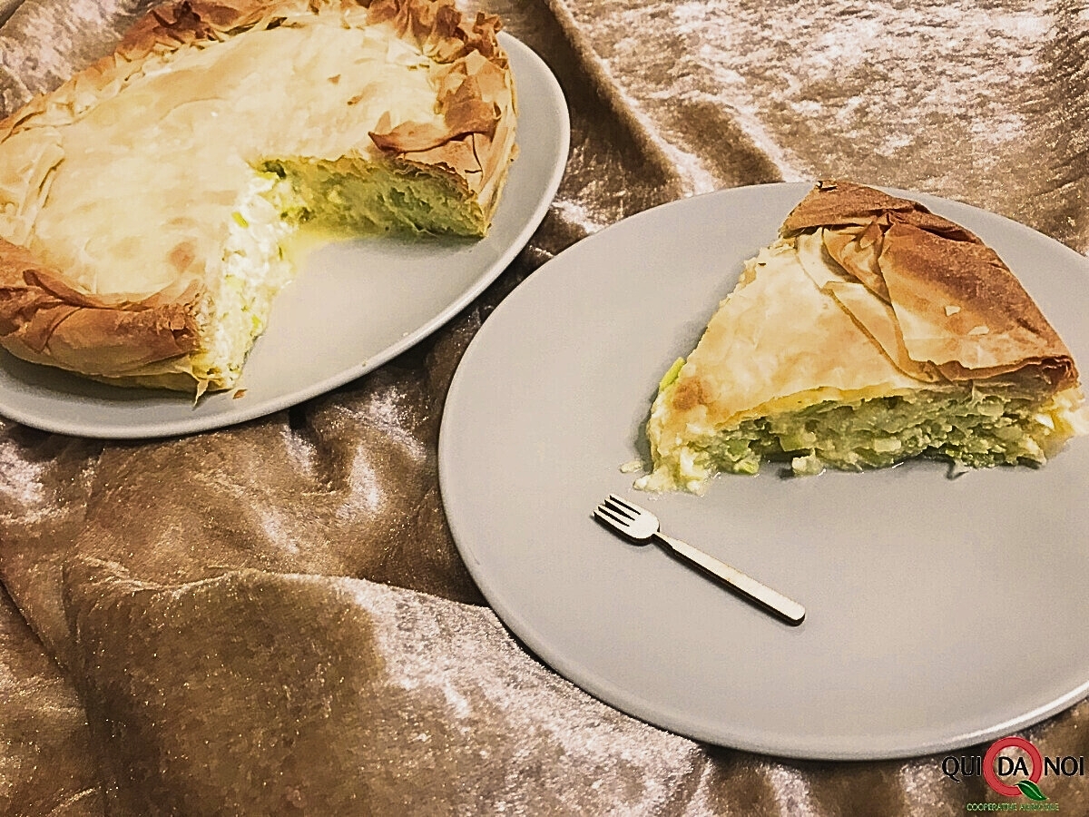 Torta Salata al Porro di Cervere