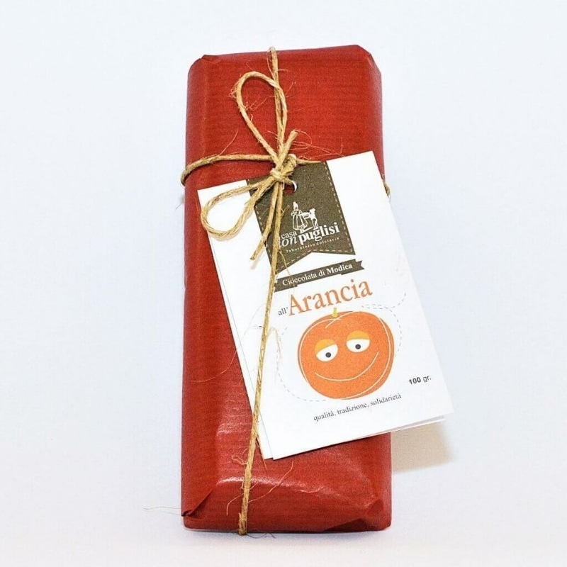 Immagine di Cioccolato di Modica IGP all'Arancia 100g