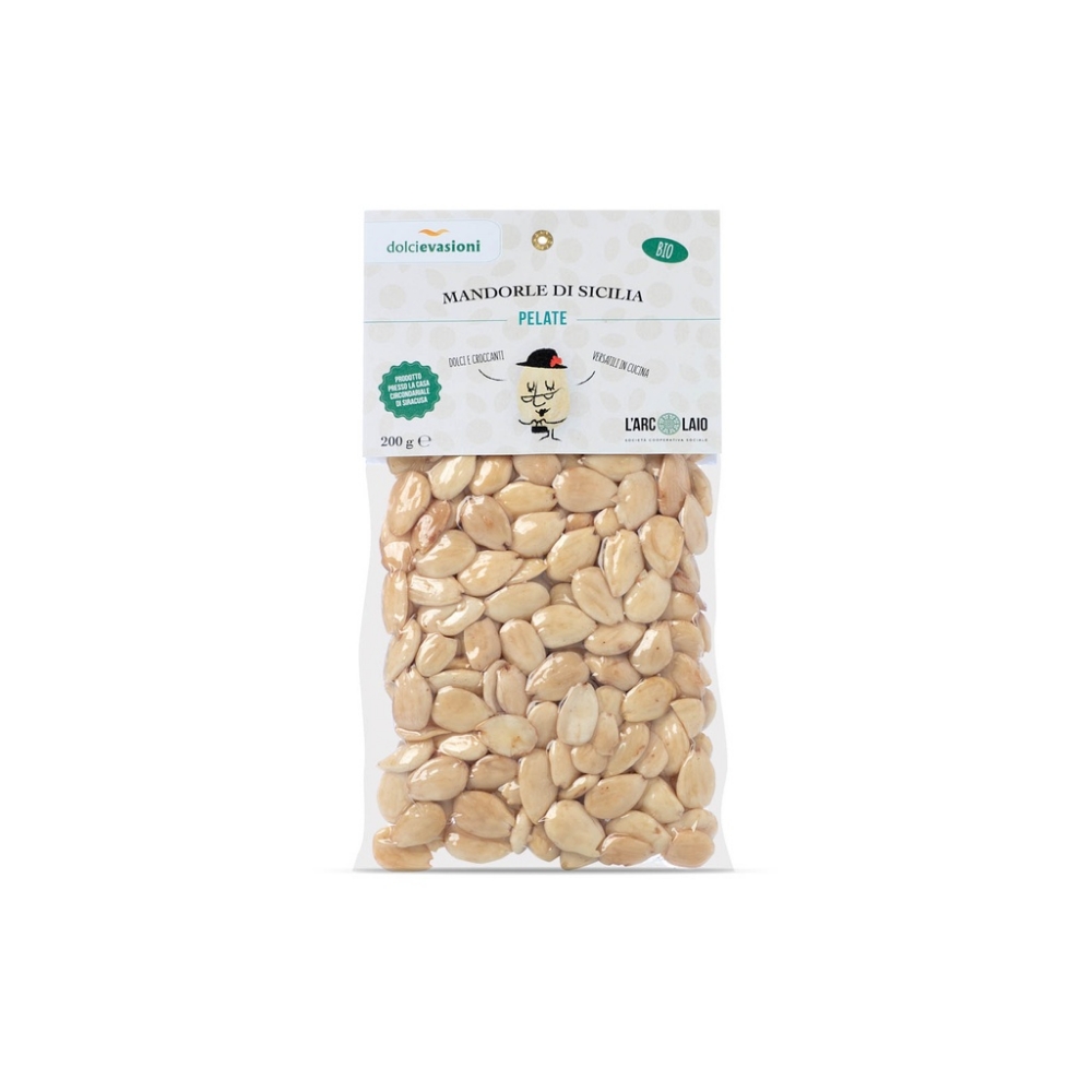 Immagine di Mandorle Di Sicilia Pelate Bio 200g