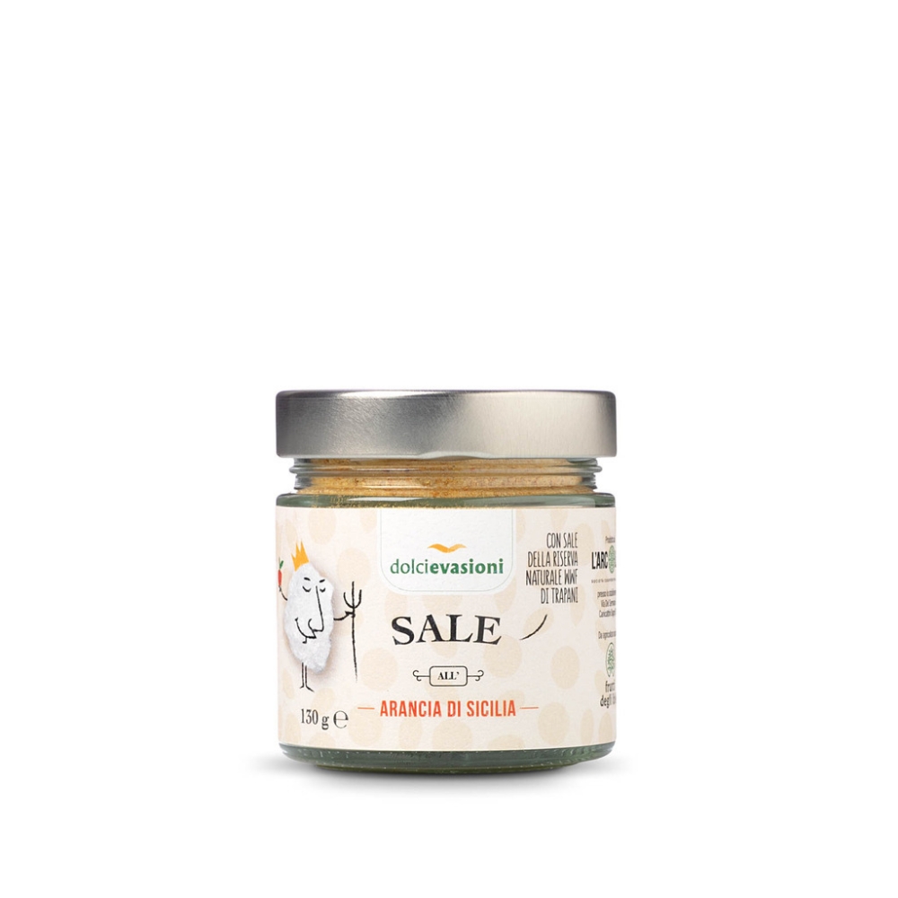 Immagine di Sale Di Sicilia All'Arancia Bio 130g