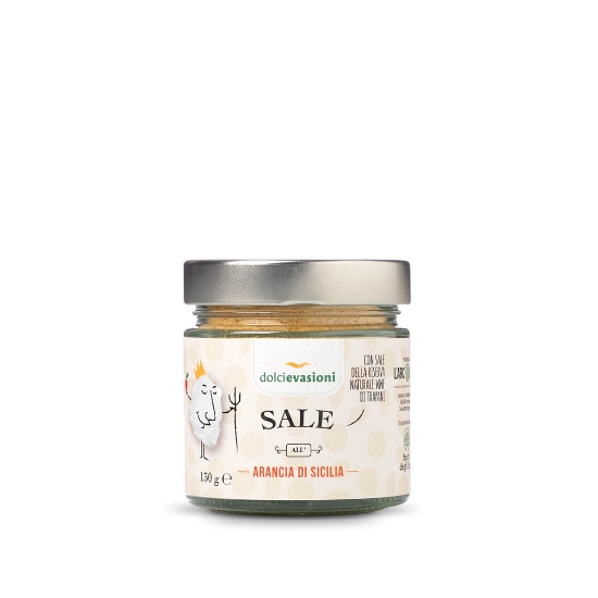 Immagine di Sale Di Sicilia All'Arancia Bio 130g