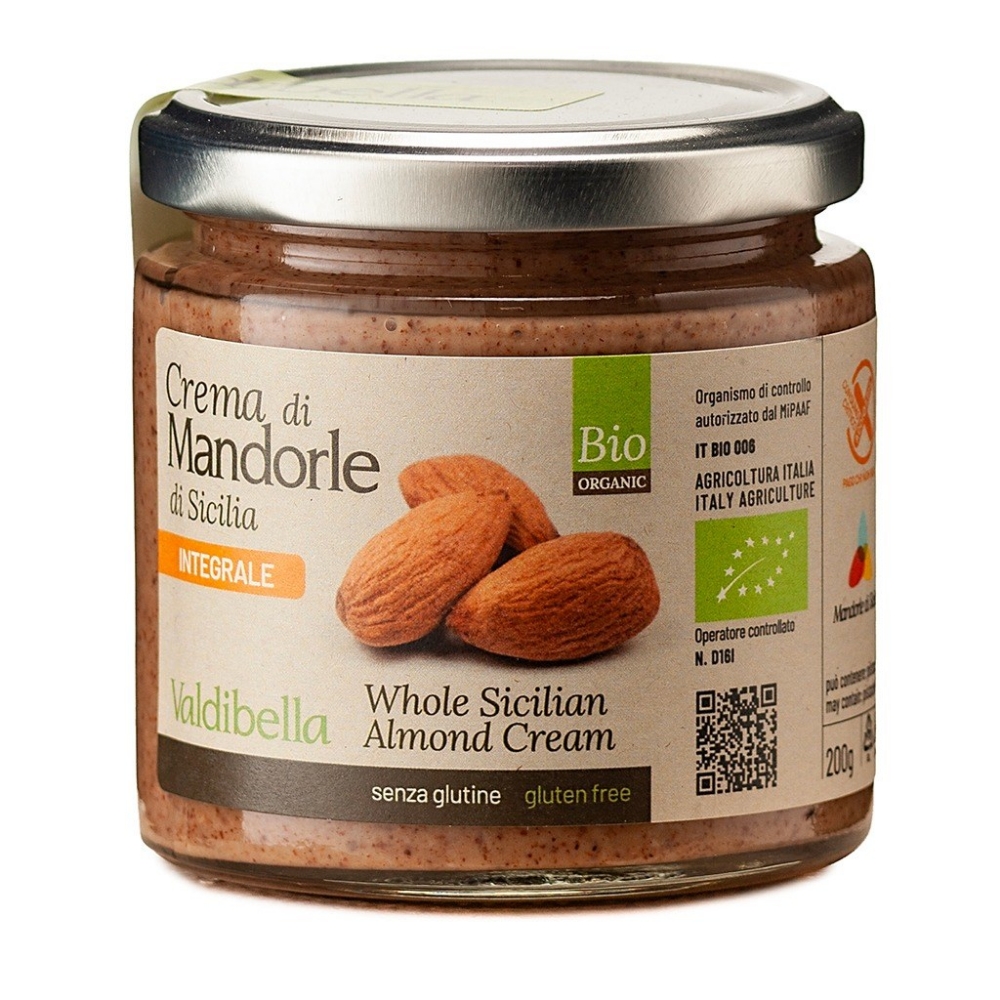 Immagine di Crema di Mandorle Integrale e Senza Zucchero 200g
