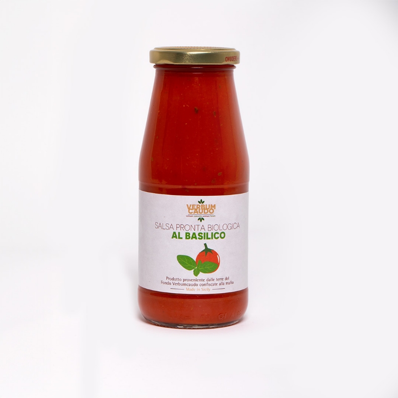 Immagine di Salsa di Pomodoro Pronta Biologica al Basilico 410g
