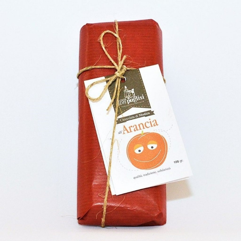 Immagine di Cioccolato di Modica IGP all'Arancia 100g