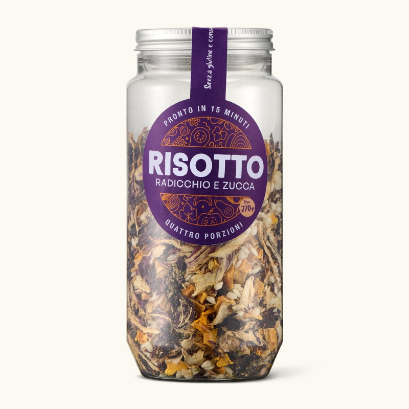 Immagine di Riso Vialone IGP Zucca e Radicchio 4 porzioni 370g
