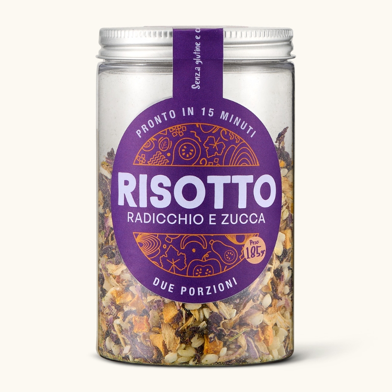 Immagine di Riso Vialone IGP Zucca e Radicchio 2 porzioni 185g