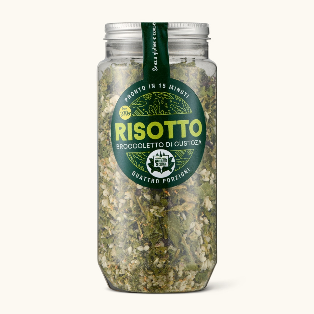 Immagine di Riso Vialone IGP Broccoletto di Custoza 4 porzioni 370g