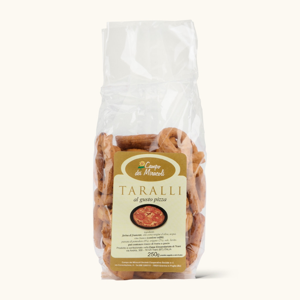 Immagine di Taralli Pugliesi Artigianali Alla Pizza 250g