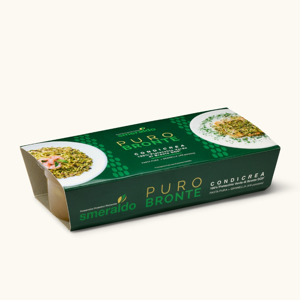 Immagine di Condicrea: Pasta Pura Di Pistacchio Di Bronte DOP E Granella 80g