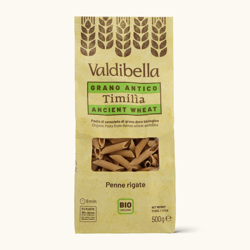 Immagine di Penne Rigate di Grano di Timilìa Bio Trafilate al Bronzo 500g