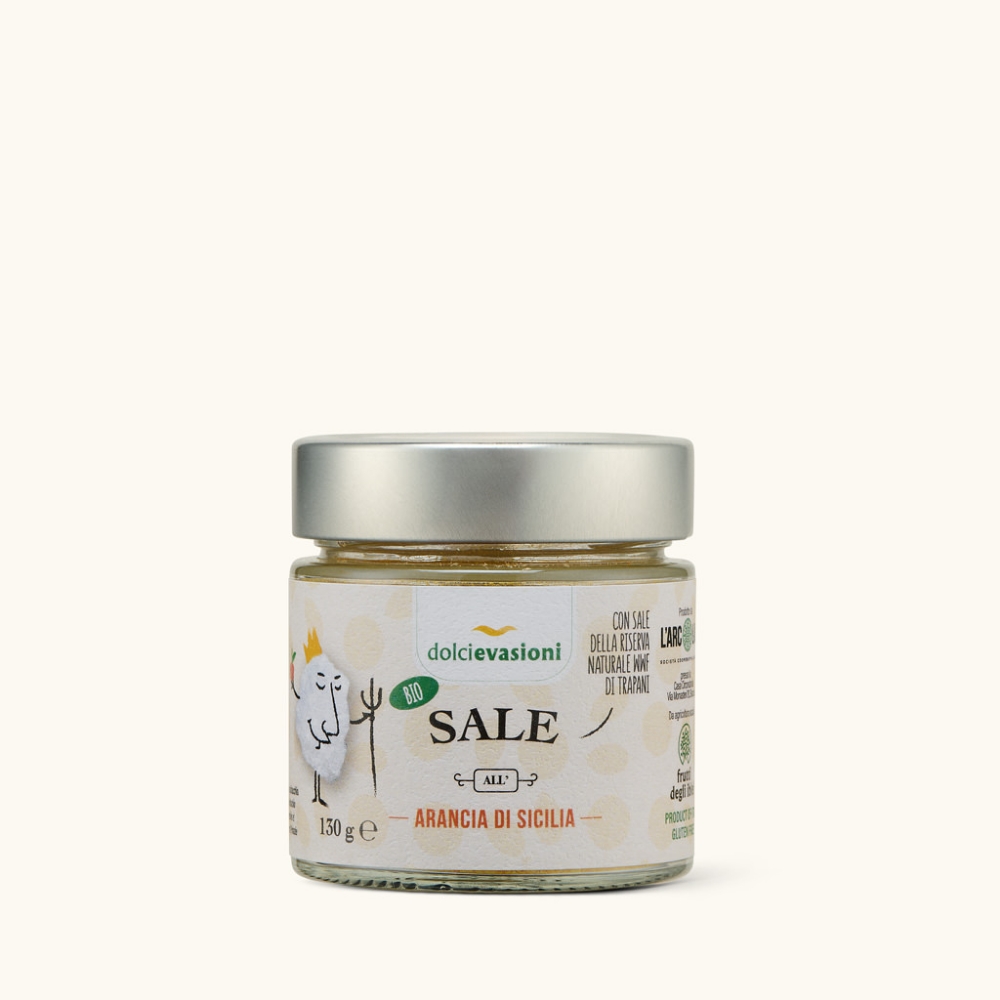 Immagine di Sale all'Arancia di Sicilia Bio 130g