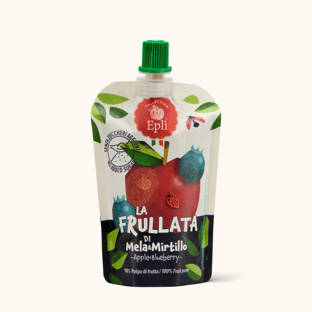 Immagine di Polpa Di Mela E Mirtillo Eplì 100% 100g