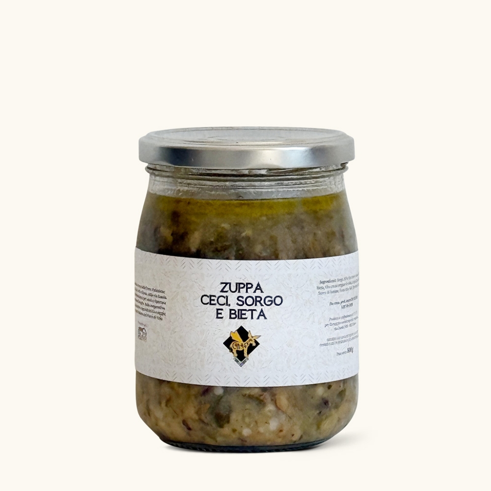 Immagine di Zuppa di Ceci Rossi, Sorgo e Bieta 500g