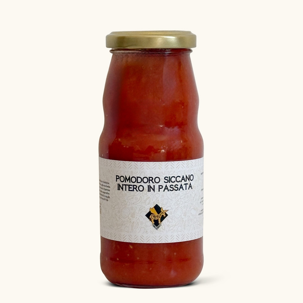 Immagine di Conserva di Pomodoro Siccano Intero in Passata 350g