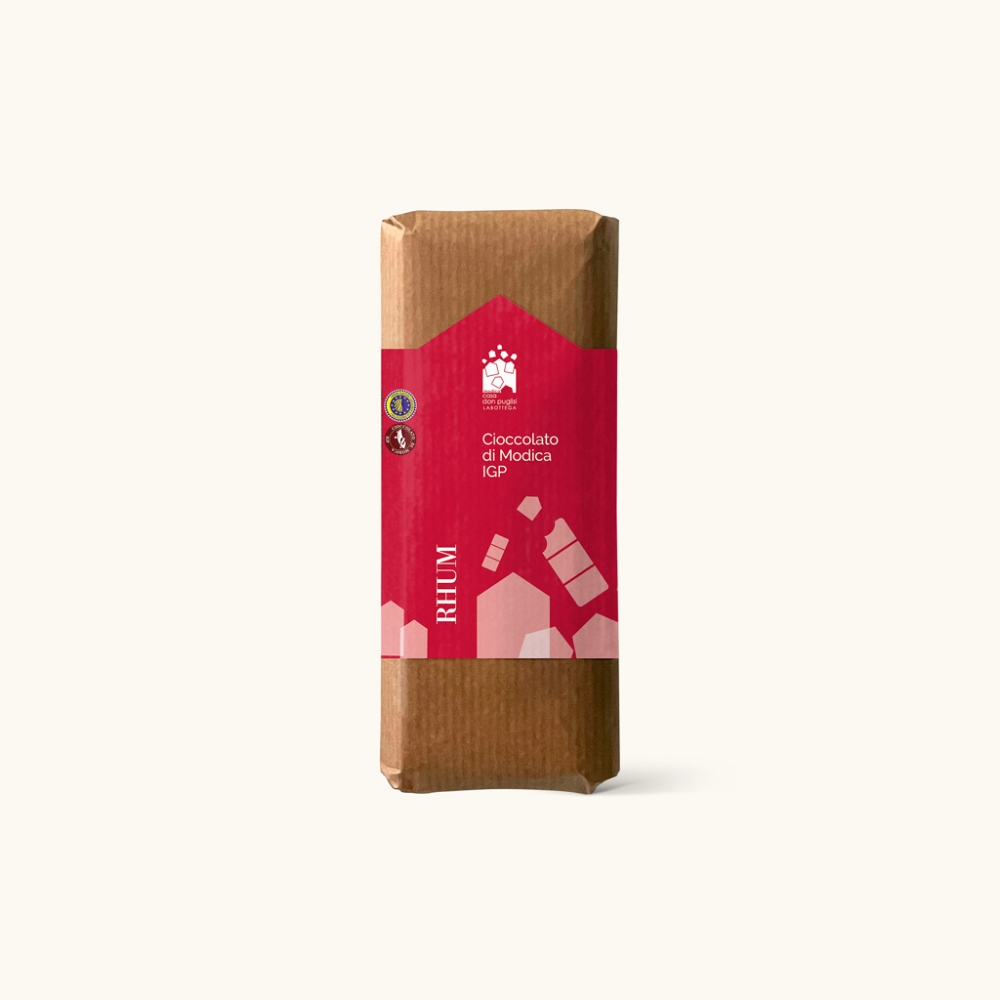 Immagine di Cioccolato di Modica IGP al Rhum 100g